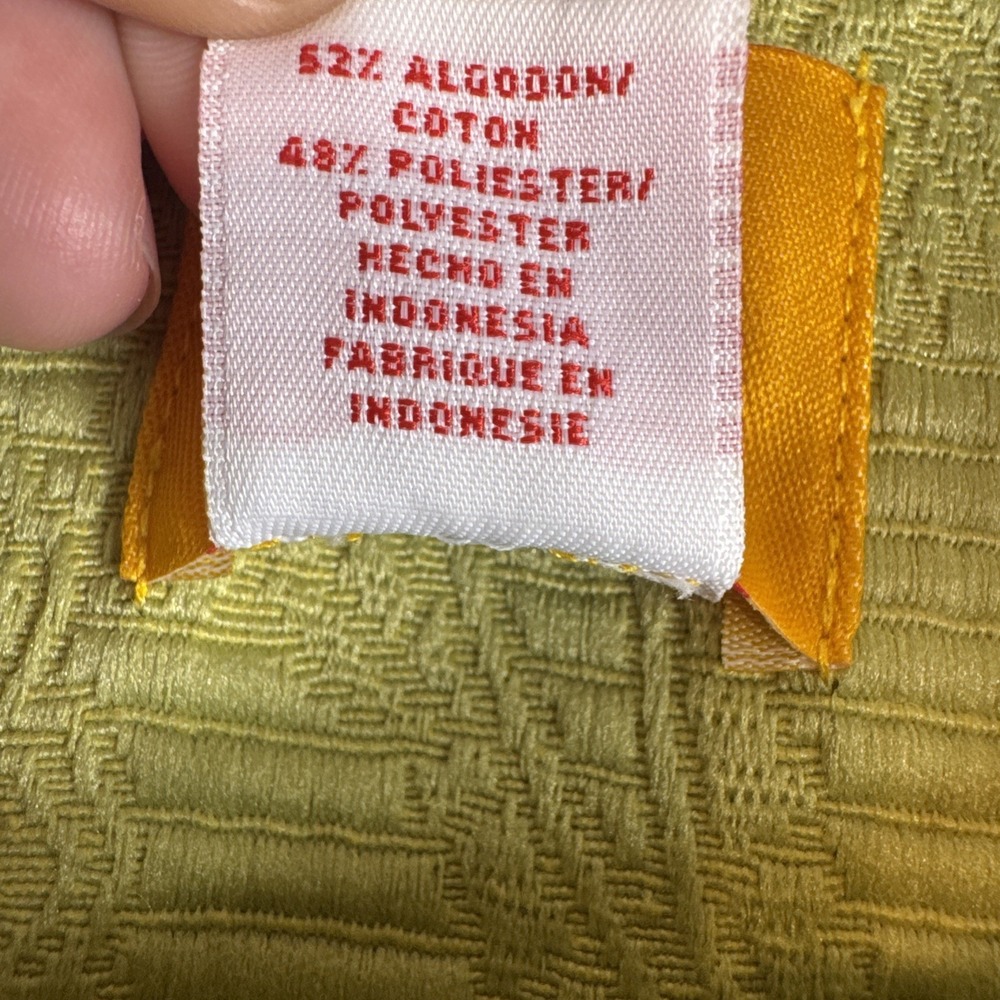 Ruby Rd. Chartreuse Textured Ruffle Front Jacket - Picture 6 of 15